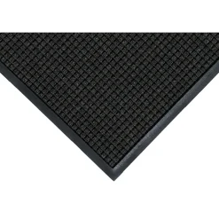 M+A Matting WaterHog Squares Classic Mat, Smooth, 3' x 5', Charcoal (2005435170)