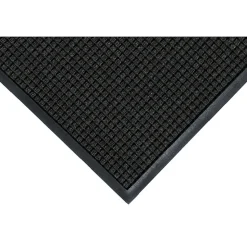 M+A Matting WaterHog Squares Classic Mat, smooth, 4' x 6', Charcoal (2005446170)