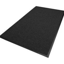 M+A Matting WaterHog Squares Classic Mat, smooth, 4' x 6', Charcoal (2005446170)