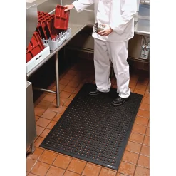M+A Matting Comfort Flow Anti-Fatigue Mat, 68" x 42", Black (420164900)