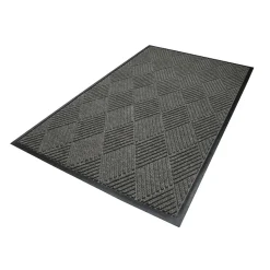 M+A Matting WaterHog Max Diamond Classic Mat, Universal Cleated, 3' x 5', Grey Ash (22957335070)