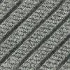 M+A Matting WaterHog Max Grand Diamond, Mat + Two Ends, Universal Cleated, 4' x 12.6', Grey Ash (2250000000000)