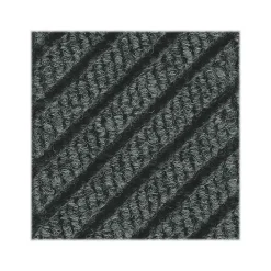M+A Matting WaterHog Max Grand Diamond, Mat + One End, Universal Cleated, 4' x 10.5', Black Smoke (22248704105070)