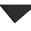 M+A Matting WaterHog Max Herringbone Classic Mat, Universal Cleated, 2' x 3', Black Smoke (22407023070)