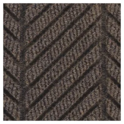 M+A Matting WaterHog Max Herringbone Classic Mat, Smooth, 3' x 5', Chestnut Brown (22407535170)