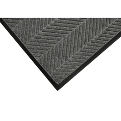 M+A Matting WaterHog Max Herringbone Classic Mat, Universal Cleated, 4' x 10', Grey Ash (224073410070)