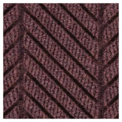 M+A Matting WaterHog Max Herringbone Classic Mat, Universal Cleated, 3' x 10', Maroon (224000000000)