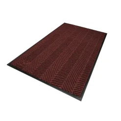M+A Matting WaterHog Max Herringbone Classic Mat, Universal Cleated, 3' x 5', Maroon (22407435070)