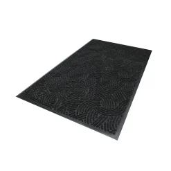 M+A Matting WaterHog Plus Indoor Mat, 2.92' x 4.83', Black Smoke (1857035090)