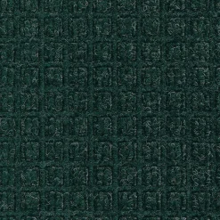 M+A Matting WaterHog Squares Fashion Mat, Universal Cleated, 3' x 10', Evergreen (28059310070)