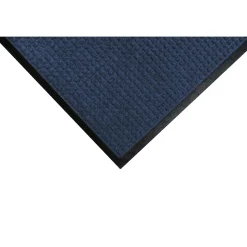 M+A Matting WaterHog Squares Classic Mat, Universal Cleated, 3' x 5', Navy (2006135070)