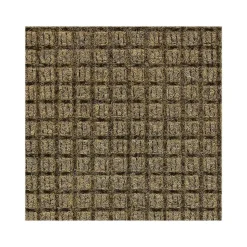 M+A Matting WaterHog Squares Classic Mat, Universal Cleated, 4' x 6', camel (2005046070)