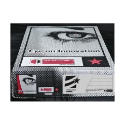 Mactac Starliner 8.5 x 11 60# fl. Red Label 100/Box