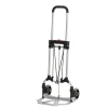 Magna Cart Steel Foldable Hand Truck with Telescoping Handle and 5" Rubber Wheels, 160 lbs., Silver/Black (MCI-S-SS)