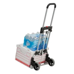 Magna Cart Steel Foldable Hand Truck with Telescoping Handle and 5