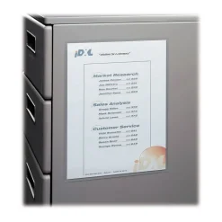 Magnetic Cubicle Keepers®, Clear Polypropylene, 8 1/2