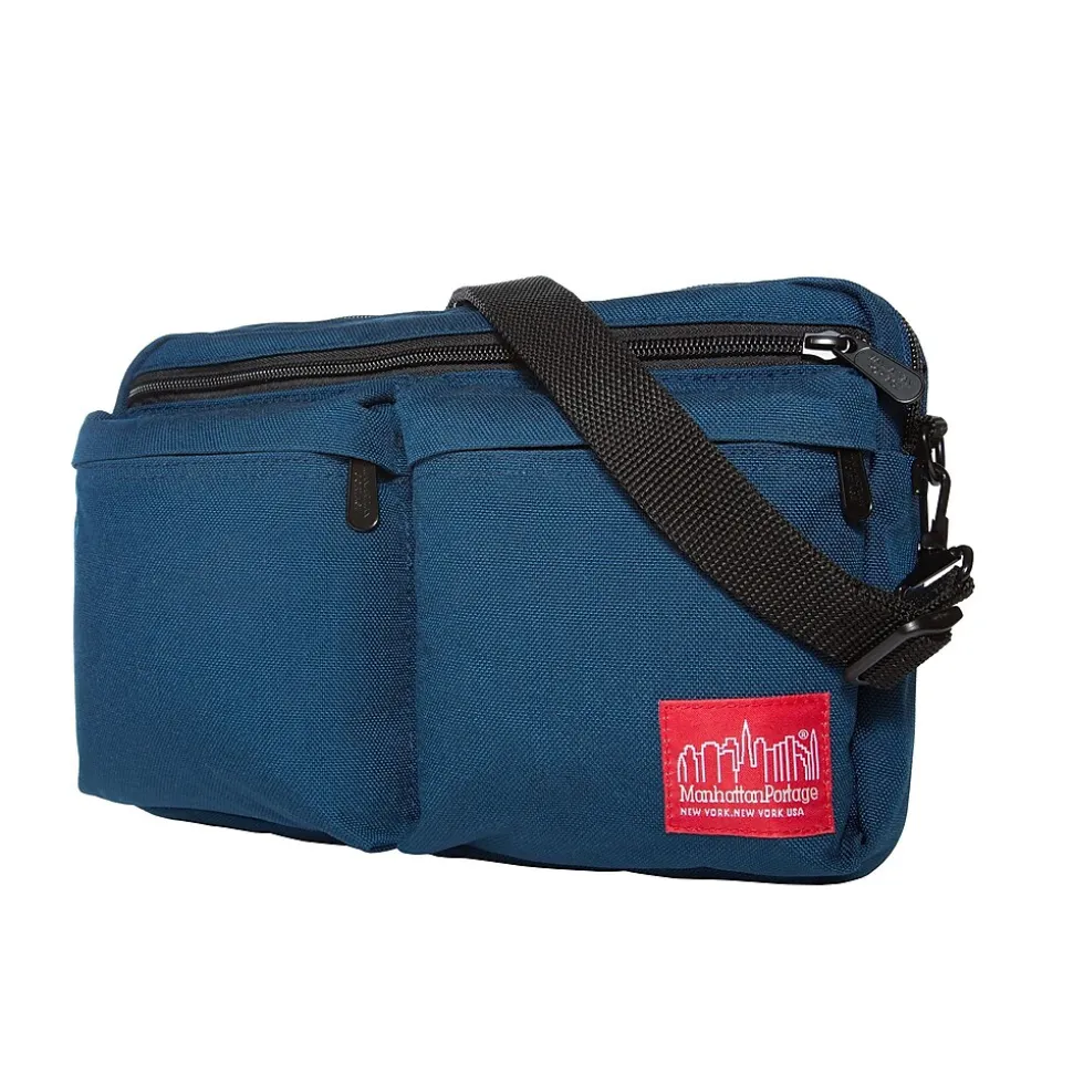 Manhattan Portage Albany Shoulder Bag, Navy (1412 NVY)