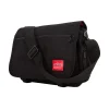 Manhattan Portage Delancey Fabric Casual Messenger Bag, Black (1466 BLK)