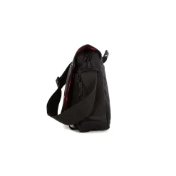 Manhattan Portage Delancey Fabric Casual Messenger Bag, Black (1466 BLK)