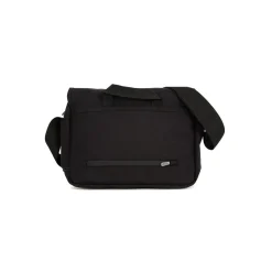 Manhattan Portage Delancey Fabric Casual Messenger Bag, Black (1466 BLK)