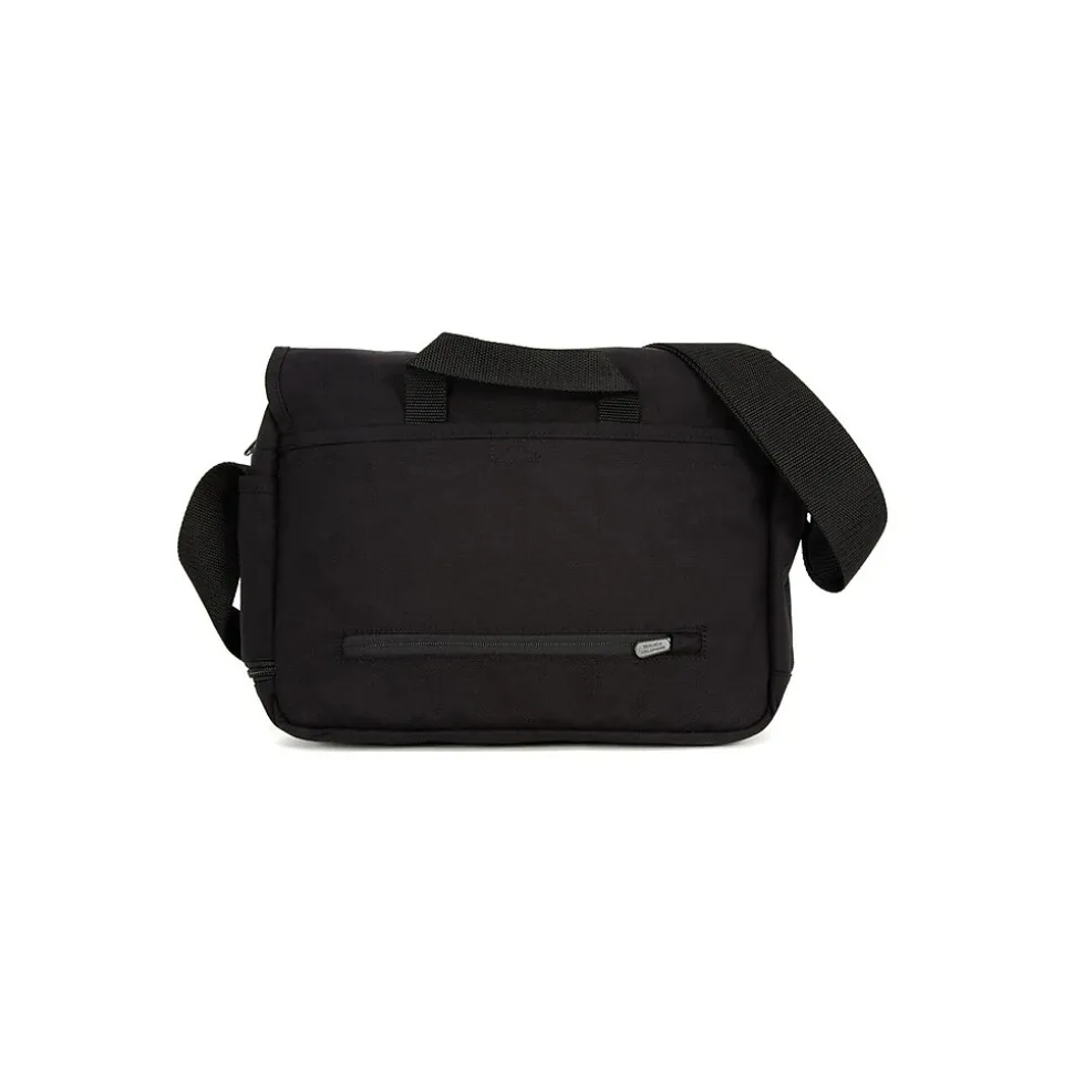 Manhattan Portage Delancey Fabric Casual Messenger Bag, Black (1466 BLK)