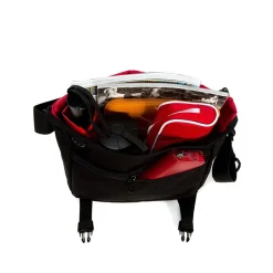 Manhattan Portage Delancey Fabric Casual Messenger Bag, Black (1466 BLK)