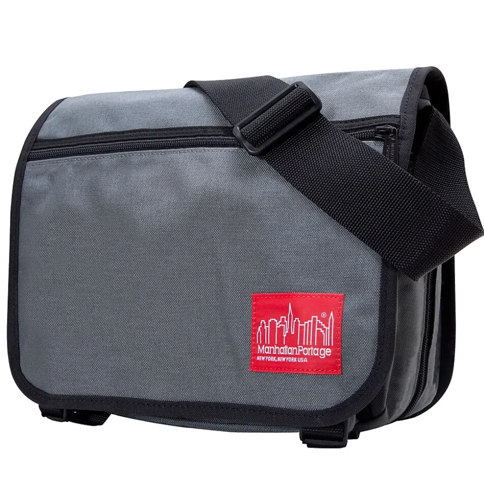 Manhattan Portage Europa Small with Back Zipper And Compartments Grey (1435Z-C GRY)