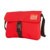 Manhattan Portage Jones Fabric Casual Messenger Bag, Red (1090 RED)