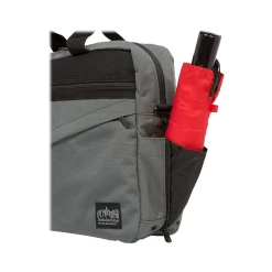 Manhattan Portage Second Avenue Fabric Water-Resistant Briefcase, Gray (1741-BL GRY)