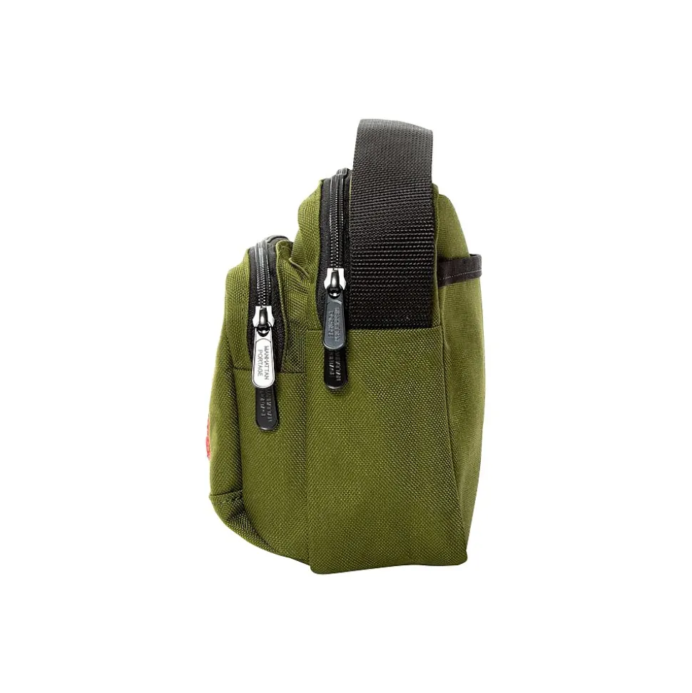 Manhattan Portage Shaw Fabric Casual Messenger Bag, Olive (1469 OLV)