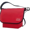 Manhattan Portage Vintage Messenger Bag Medium Red (1606V RED)