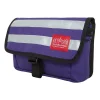 Manhattan Portage Wards Island Fabric Casual Messenger Bag, Purple (1120 PRP)