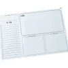 Martha Stewart 24" x 16.5" Dry-Erase Weekly Planner Board, White (MS109B)