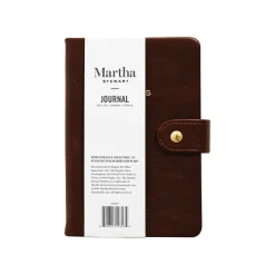 Martha Stewart Brown Faux Leather Journal (MS101P)
