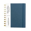 Martha Stewart Customizable Notebook, 9.5" x 11.38", Ruled, 60 Sheets, Navy (MS110N)