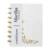 Martha Stewart Gold Vine Poly Junior Discbound Notebook (MS102G)