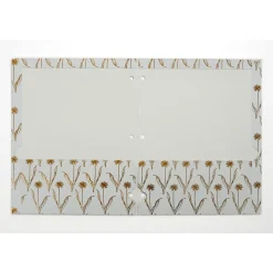 Martha Stewart Grey Floral Pocket Folder (MS102N)