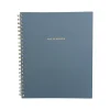 Martha Stewart 5-Subject Subject Notebooks, 9.25" x 11.25", Narrow Ruled, 120 Sheets, Blue (MS110M)