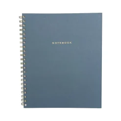 Martha Stewart 5-Subject Subject Notebooks, 9.25" x 11.25", Narrow Ruled, 120 Sheets, Blue (MS110M)