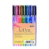 Marvy Uchida Le Pen Felt Pen, Fine Point, Assorted Ink, 10 Pack (17897)
