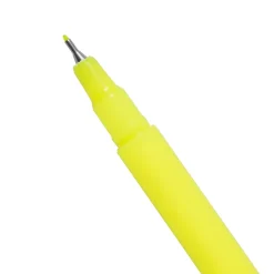 Marvy Uchida Le Pen Felt Pen, Fine Tip, Neon Yellow Ink, 2/Pack (76530913A)