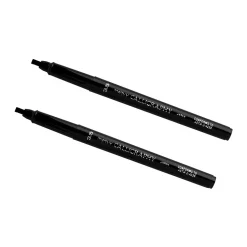 Marvy Uchida Thick Calligraphy Pen Set, Broad Nib, Black Markers, 2/Pack (2191915326A)