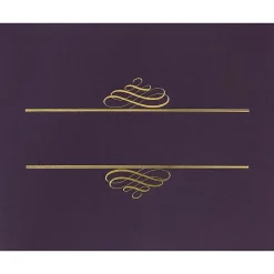 Masterpiece Studios Certificate Holders, 9.375" x 12", Plum, 5/Pack (903106)