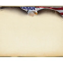 Masterpiece Studios Great Papers!® Flying Eagle with Gold Foil Certificate, 8.5"H x 11"W, 15 count (2017042)