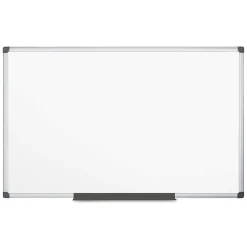MasterVision Value Melamine Dry Erase Board, White, 96" X 48" X 3/4" (MA2112170MV)
