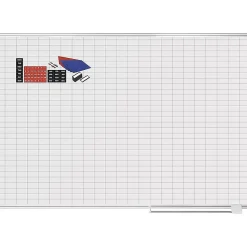 MasterVision Enamel Dry-Erase Whiteboard, Aluminum Frame, 6' x 4' (CR1230830A)