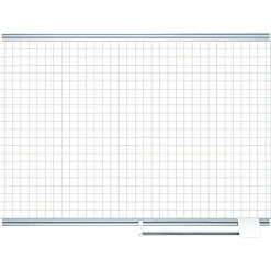 MasterVision Gold Ultra Magnetic Lacquered Steel Planning Board, Aluminum Frame, 6' x 4' (MA2747830)