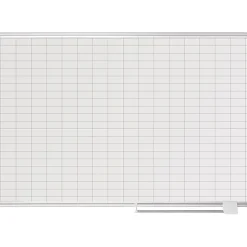 Mastervision Gold Ultra Steel Dry-Erase Whiteboard, Aluminum Frame, 4' x 3' (MA0592830)