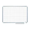 MasterVision Platinum Plus Magnetic Porcelain Planning Board, Aluminum Frame, 3' x 2' (CR0630830)