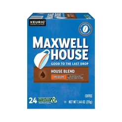 Maxwell House House Blend Coffee Keurig K-Cup Pod, Medium Roast, 96/Box (5303CT)